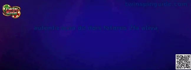 Autenticação de dois fatores 2fa ativa
