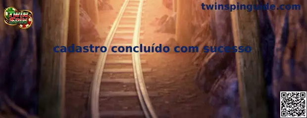 cadastro concluído com sucesso